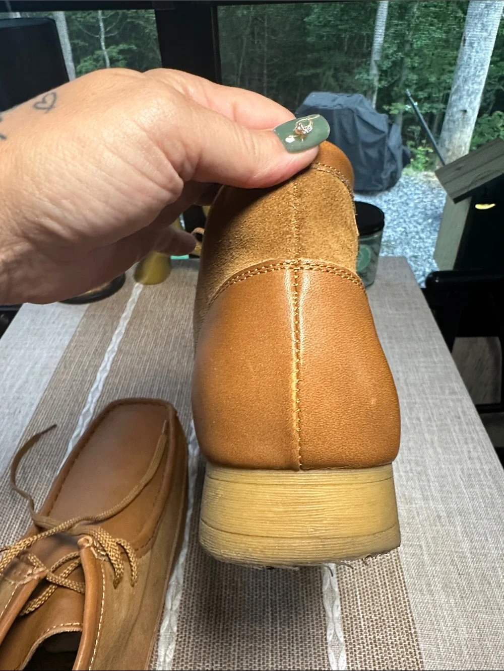 Men’s Tan Leather Chukka Boots